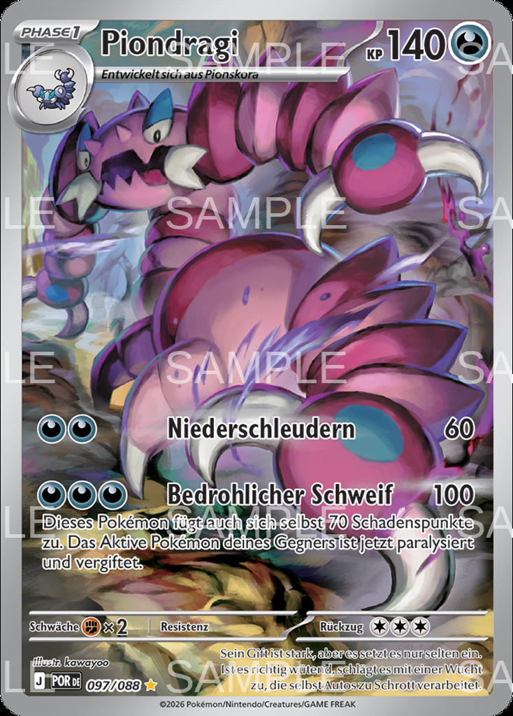 097 Piondragi - Drapion - POR 097/88