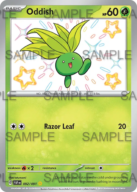 092 Myrapla - Oddish - PAF 092/091
