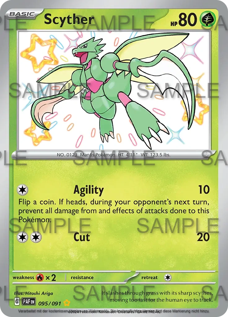 095 Sichlor - Scyther - PAF 095/091