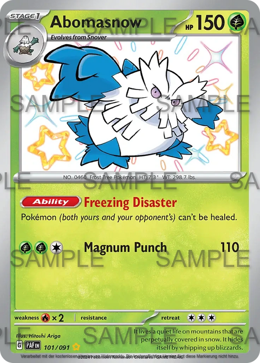 101 Rexblisar - Abomasnow - PAF 101/091