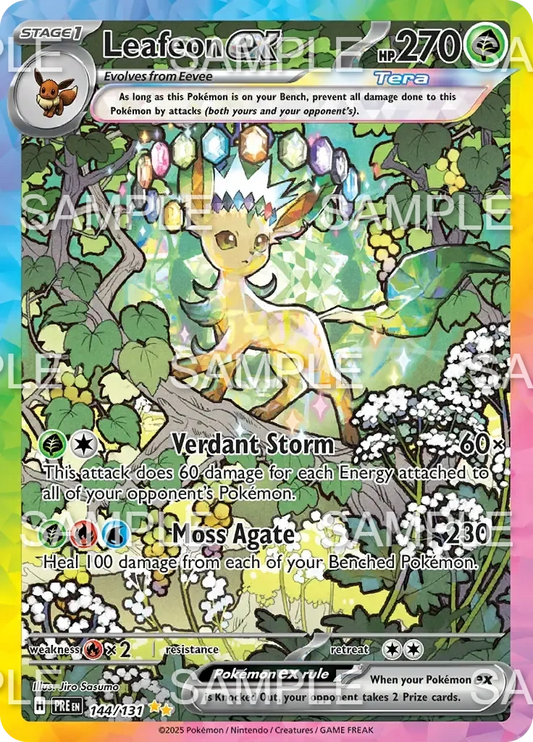 144 Folipurba ex - Leafeon ex - PRE 144/131