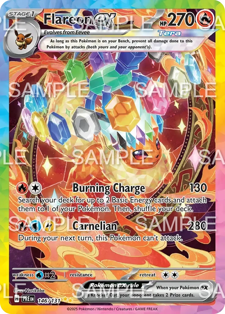 146 Flamara ex - Flareon ex - PRE 146/131