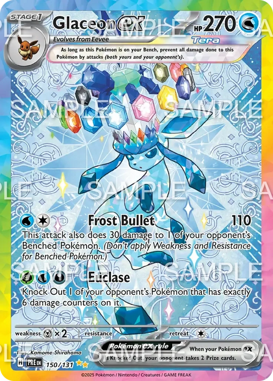 150 Glaziola ex - Glaceon ex - PRE 150/131