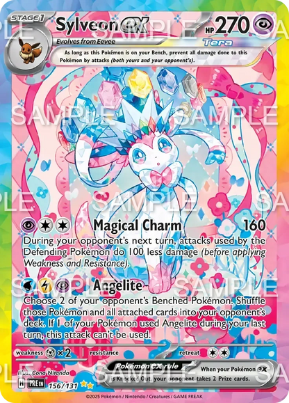 156 Feelinara ex - Sylveon ex - PRE 156/131