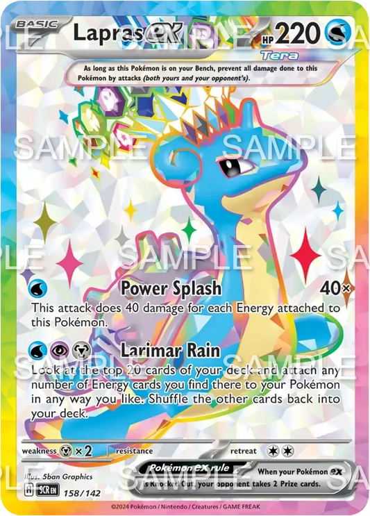 158 Lapras ex  -  SCR 158/142