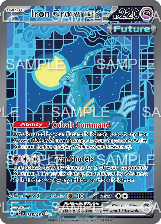 158 Eisenhaupt ex - Iron Crown ex - PRE 158/131