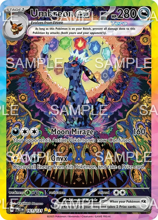 161 Nachtara ex - Umbreon ex - PRE 161/131