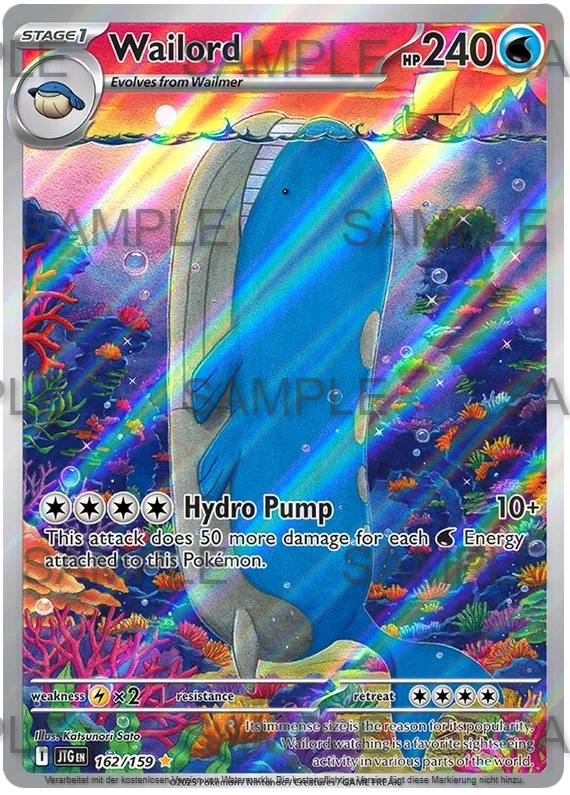 162 Wailord - JTG 162/159