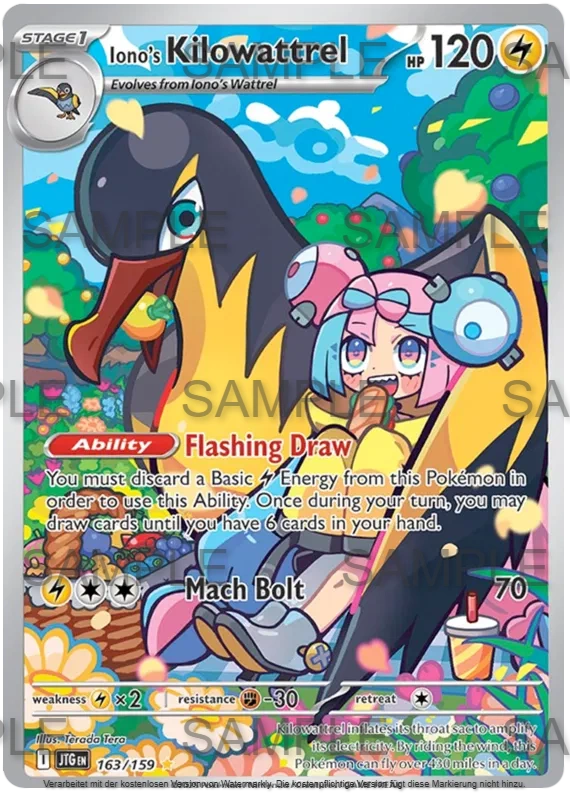 163 Enigmaras Voltrean - Iono's Kilowattrel - JTG 163/159