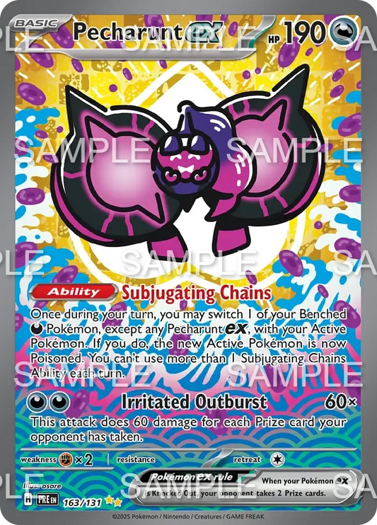 163 Infamomo ex - Pecharunt ex - PRE 163/131