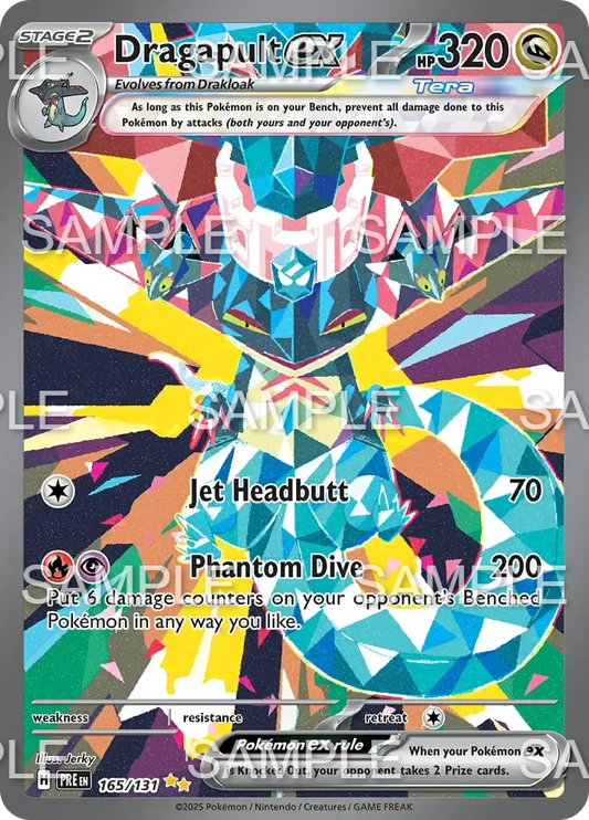 165 Katapuldra ex - Dragapult ex - PRE 165/131