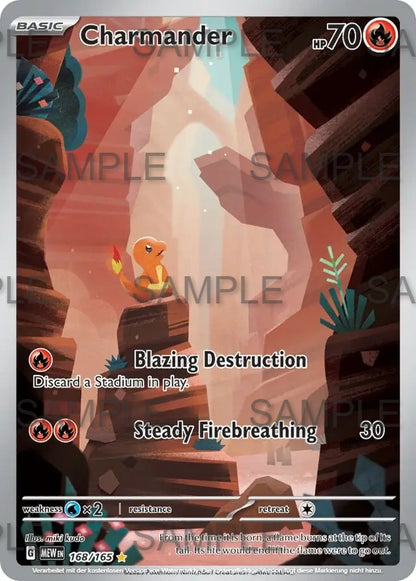 168 Glumanda - Charmander - MEW 168/165