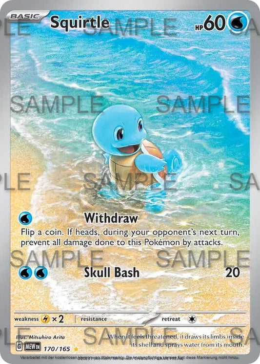 170 Schiggy - Squirtle - MEW 170/165