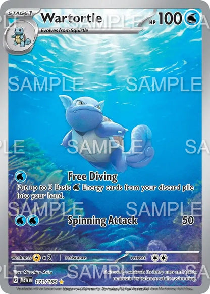 171 Schillok - Wartortle - MEW 171/165