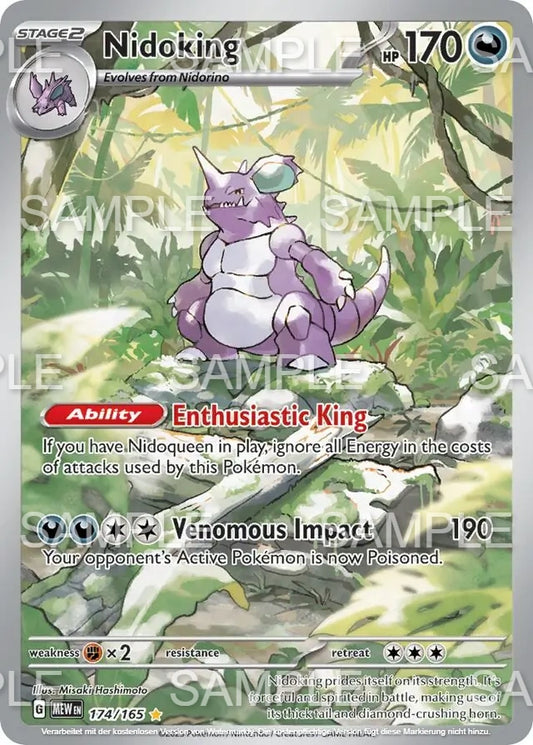 174 Nidoking  -  MEW 174/165