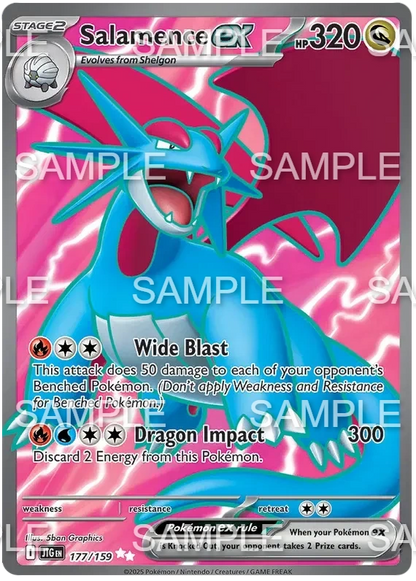 177 Brutalanda ex - Salamence ex - JTG 177/159