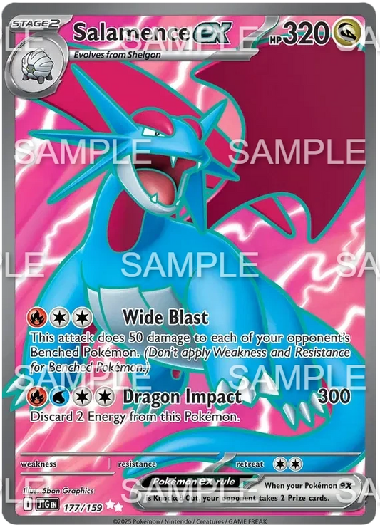 177 Brutalanda ex - Salamence ex - JTG 177/159
