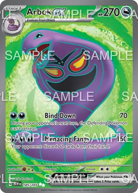 185 Arbok ex  -  MEW 185/165