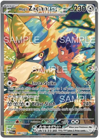 186 Hops Zacian ex - Hop's Zacian ex - JTG 186/159