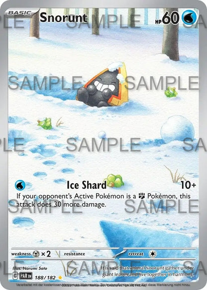 188 Schneppke - Snorunt - PAR 188/182