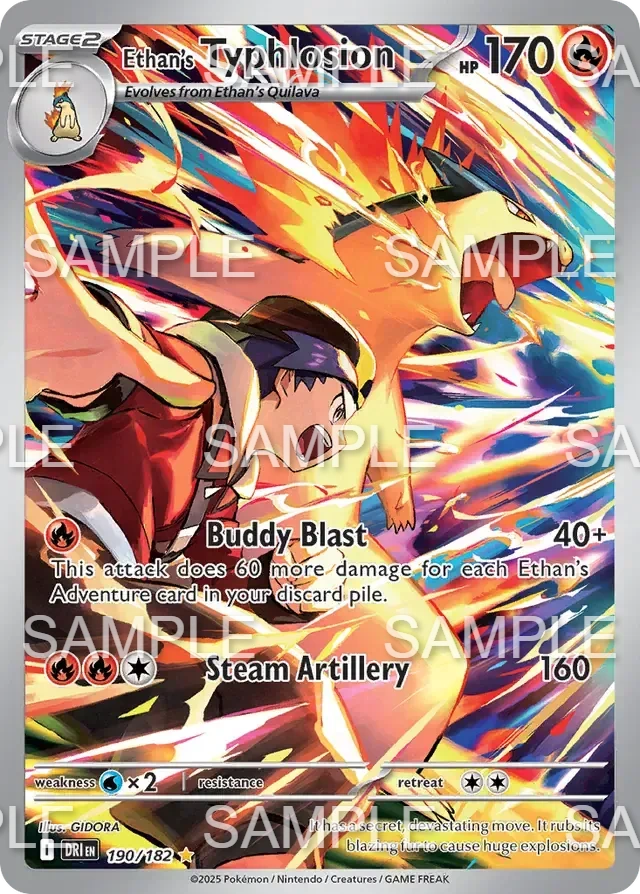 190 Klarins Tornupto - Ethan's Typhlosion - DRI 190/190