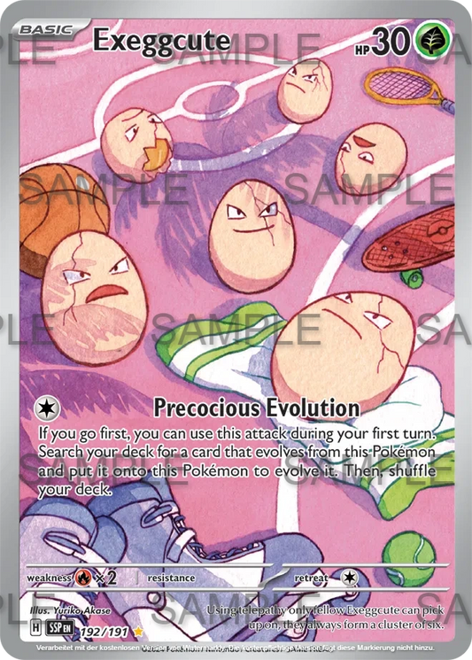 192 Owei - Exeggcute - SSP 192/191