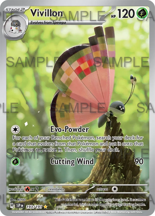 193 Vivillon  -  SSP 193/191