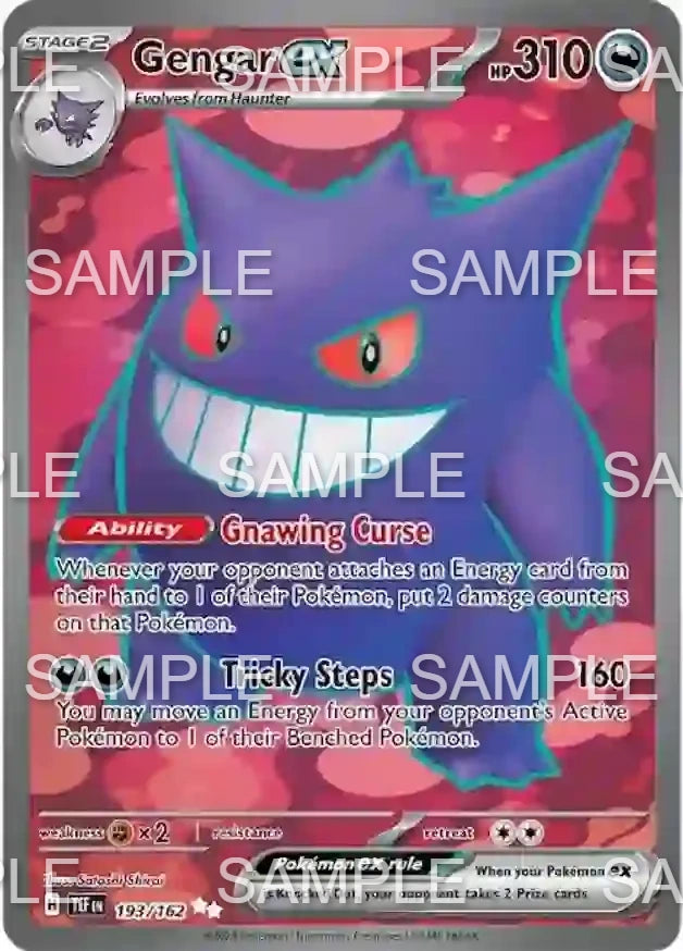 193 Gengar ex  -  TEF 193/162