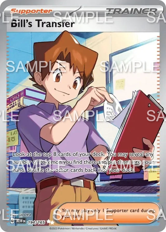 194 Bills Transfer - Bill's Transfer - MEW 194/165