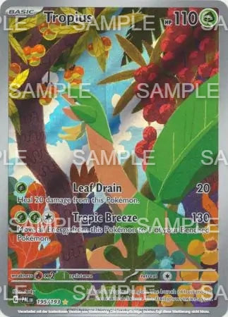 195 Tropius  -  PAL 195/193