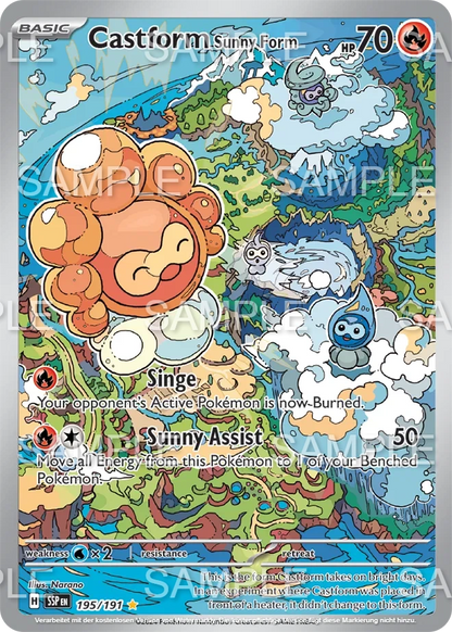 195 Formeo Sonnenform - Castform Sunny Form - SSP 195/191