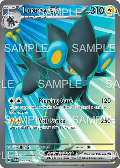195 Luxtra ex - Luxray ex - TWM 195/167