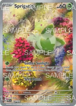 196 Felori - Sprigatito - PAL 196/193