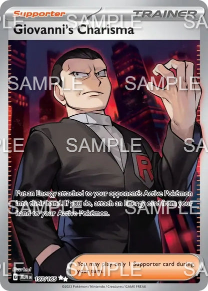 197 Giovannis Charisma - Giovanni's Charisma - MEW 197/165