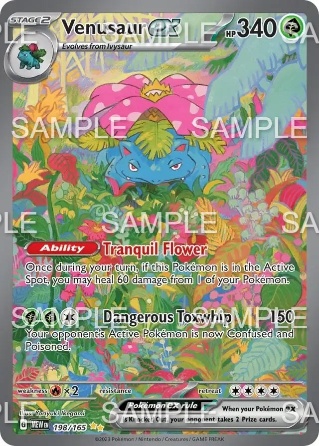 198 Bisaflor ex - Venusaur ex - MEW 198/165