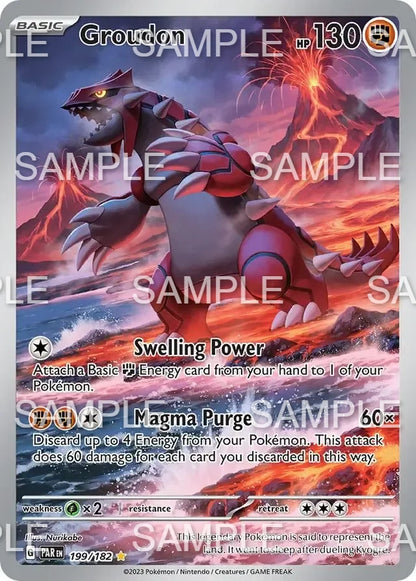 199 Groudon  -  PAR 199/182
