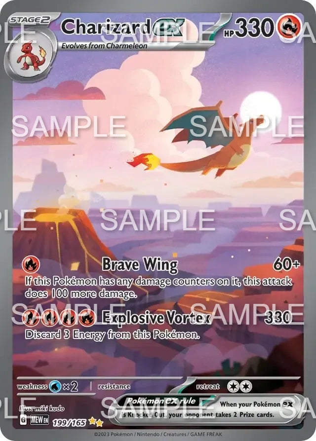 199 Glurak ex - Charizard ex - MEW 199/165