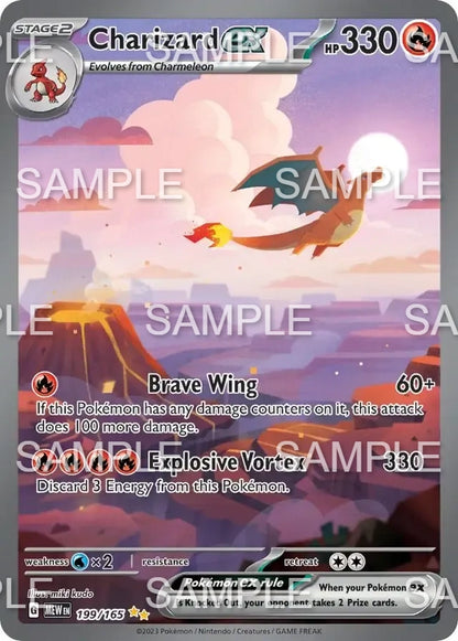 199 Glurak ex - Charizard ex - MEW 199/165