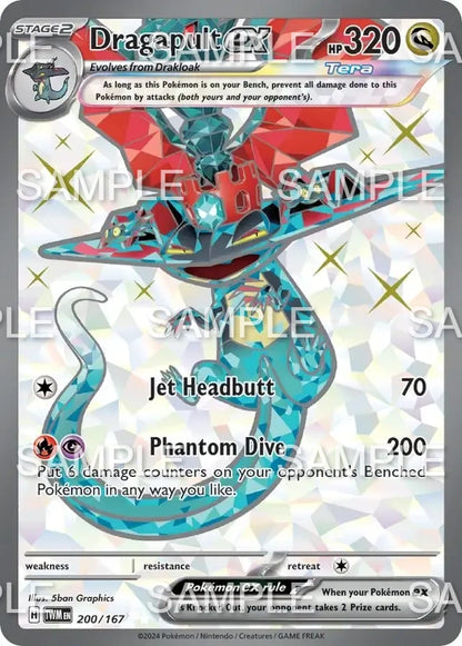 200 Katapuldra ex - Dragapult ex - TWM 200/167