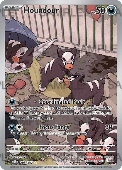 204 Hunduster - Houndour - OBF 204/197