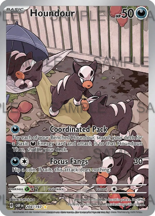 204 Hunduster - Houndour - OBF 204/197