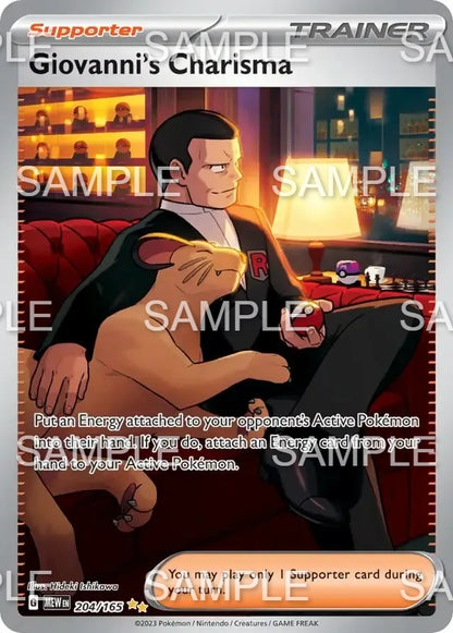 204 Giovannis Charisma - Giovanni's Charisma - MEW 204/165