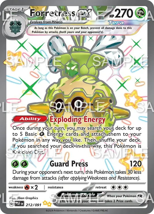 212 Forstellka ex - Forretress ex - PAF 212/091