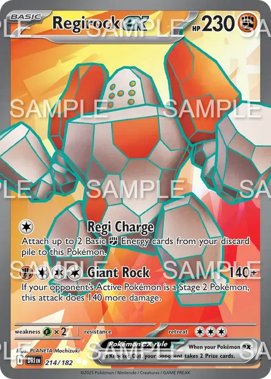 214 Regirock ex - - DRI 214/182