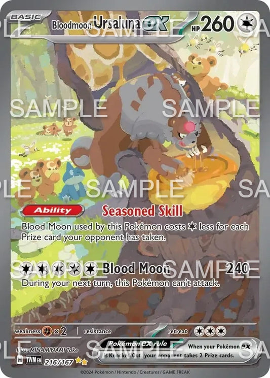 216 Blutmond Ursaluna ex - Bloodmoon Ursaluna ex - TWM 216/167