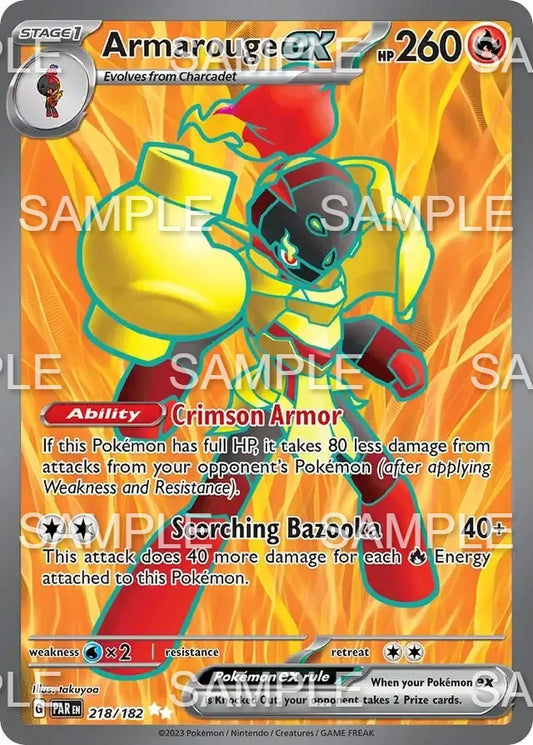 218 Crimanzo ex - Armarouge ex - PAR 218/182