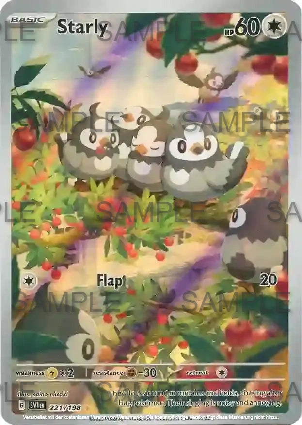 221 Staralili - Starly - SVI 221/198