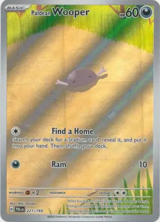 221 Paldea-Felino - Paldean Wooper - PAL 221/193