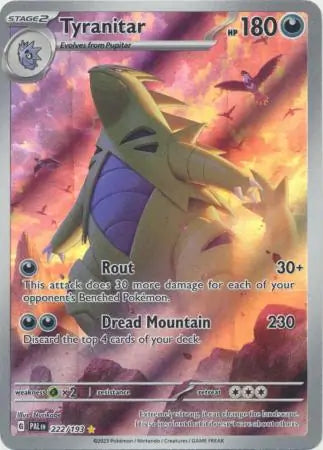 222 Despotar - Tyranitar - PAL 222/193