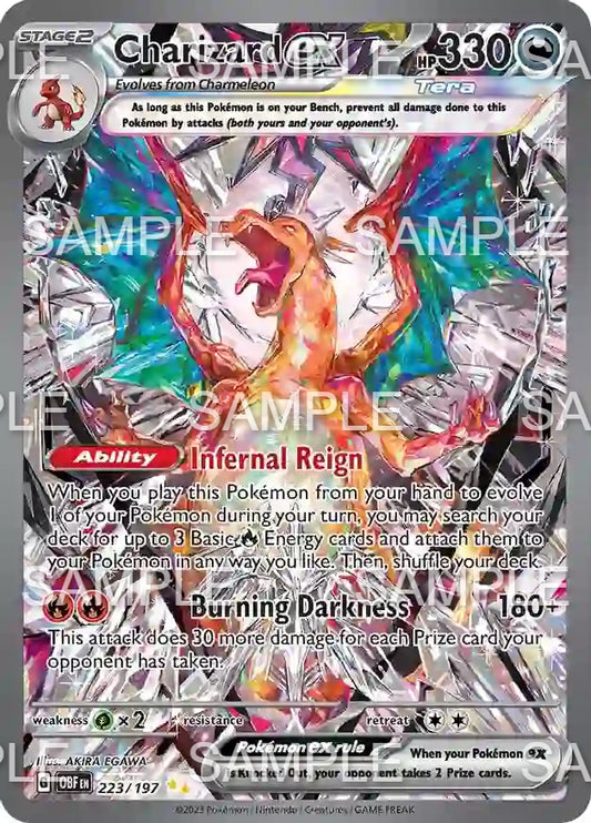 223 Glurak ex - Charizard ex - OBF 223/197